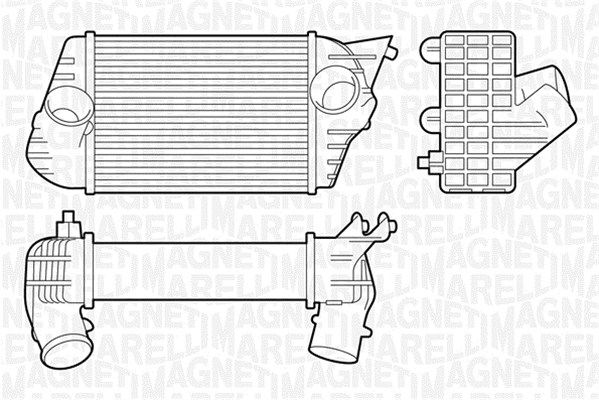 MAGNETI MARELLI Välijäähdytin 351319201430